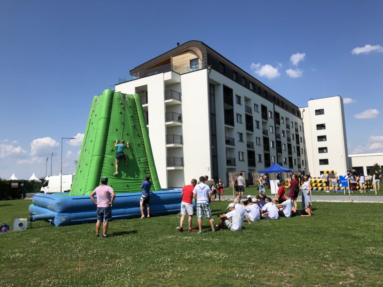 nafukovacia lezecká stena